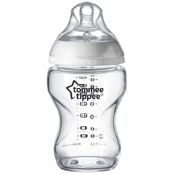Tommee Tippee Closer to Nature biberon 250 ml Trasparente, Bianco Vetro