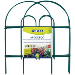Tenax - Arcodeco Verde, Bordura da Giardino, Altezza 46 cm Lunghezza 2,50 m, Bordura ad Arco Tondo in Acciaio Plastificato, Composta da 6 moduli di