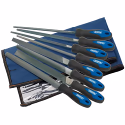 Draper Tools 44961, Set di lime, Impugnatura morbida, 20 cm