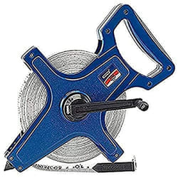 Tools 51089 - Metro a nastro per periti agrari, 50 m, fibra di vetro - Draper