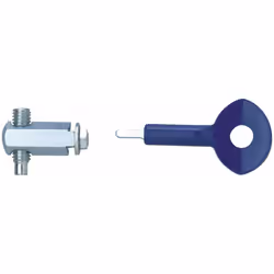 The Yale P122 window handle bolt is suitable for use with metal windows with a forked cockspur handl Il bullone handle di fin ...