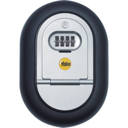 Yale - Cassaforte/Box per chiavi Y500/187/1 con montaggio a parete, con combinazione a 4 cifre, dimensioni 18,7 x 13 x 3,9 cm