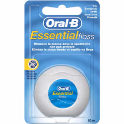 Oral-B Essential Floss Filo Interdentale Cerato con menta, pulisce dove lo spazzolino non può arrivare.

Formato: filo interd ...