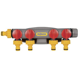 Hozelock 2150 raccordo e adattatore per tubo Connettore per rubinetto PVC Grigio, Rosso, Giallo 1 pz
