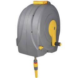 Hozelock 2496 avvolgitubo da giardino Rocchetto montato a muro Automatico Verde