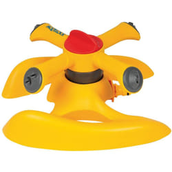 Hozelock 2520 irrigatore Sistema di spruzzo d'acqua rotante Cloruro di polivinile (PVC) Grigio, Giallo