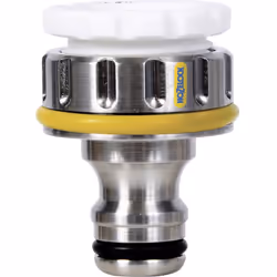 Hozelock 2041, Connettore per rubinetto, Maschio, Ottone, Cromo