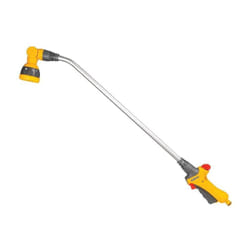 Hozelock 2697 ugello atomizzatore per pistola ad acqua da giardino Lancia a spruzzo d'acqua da giardino Alluminio, PVC Alluminio, Grigio, Giallo
