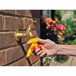 Hozelock 2256 raccordo e adattatore per tubo Connettore per pistola/ irrigatore PVC Rosso, Giallo 1 pz - Vista aggiuntiva 4