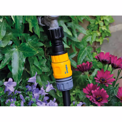 Hozelock 7022 raccordo e adattatore per tubo Connettore per rubinetto PVC Nero, Grigio, Giallo 1 pz