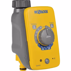 Hozelock 2212, Timer per irrigazione meccanica, 60 min, Grigio, Giallo, 1 pz