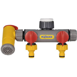 Hozelock 2250 raccordo e adattatore per tubo Connettore per rubinetto PVC Grigio, Rosso, Giallo 1 pz