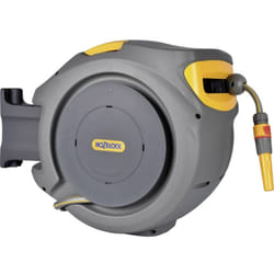 Hozelock - Auto Reel 30 2403 0000 30 m 1 pz. Grigio, Giallo Avvolgitubo automatico da giardino