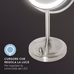 HoMedics Specchio girevole con ingrandimento x7 e illuminazione a LED MIR-8150-EU - Vista aggiuntiva 4