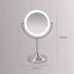 HoMedics Specchio girevole con ingrandimento x7 e illuminazione a LED MIR-8150-EU - Vista aggiuntiva 7