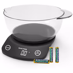Descrizione Progettata per essere semplice, la bilancia da cucina elettronica Salter Vega dispone di un recipiente rimovibile ...
