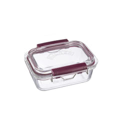 Kilner Fresh Storage 0.60Lt Rettangolare Scatola 0,6 L Bordeaux, Trasparente 1 pz