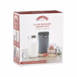 Kilner 65025037 recipiente per cibo Rotondo Set Grigio, Trasparente 2 pz