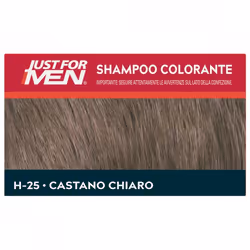 Just For Men Shampoo Colorante H-25 Castano Chiar - Vista aggiuntiva 6