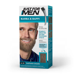Just For Men Tinta Barba & Baffi Castano Chiaro M25 castano scuro
