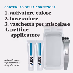 Just For Men Tinta Barba & Baffi Castano Chiaro M25 castano scuro