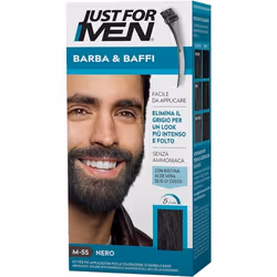 Just For Men Tinta Barba & Baffi Nero M55 castano scuro