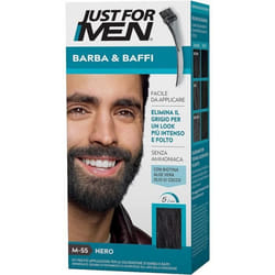 Just For Men Tinta Barba & Baffi Nero M55 castano scuro