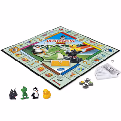 Hasbro Monopoly - Junior, Gioco da tavolo, Simulazione economica, 5 anno/i, Edizione Famiglia, Gioco di famiglia
