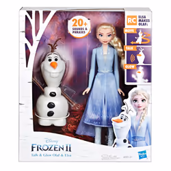 Hasbro Glow Olaf and Elsa