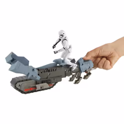 Hasbro Star Wars Galaxy of Adventures First Order Driver and Treadspeeder - Vista aggiuntiva 6