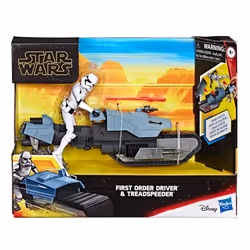 Hasbro Star Wars Galaxy of Adventures First Order Driver and Treadspeeder - Vista aggiuntiva 7