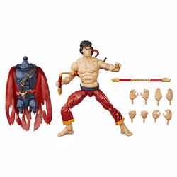 Marvel Master of Kung Fu Legends Shang-Chi 15cm with Build-A-Figure Piece, Personaggio d'azione da collezione, Fumetti