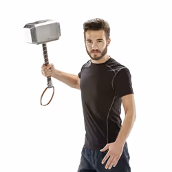 Hasbro Marvel Legends Series Mjolnir Electronic Hammer - Vista aggiuntiva 5