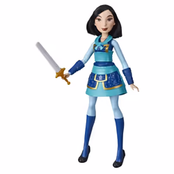 Hasbro Warrior Moves Mulan, 3 anno/i, Nero, Blu