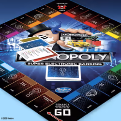 Monopoly Super Electronic Banking, gioco da tavolo, banca elettronica senza contanti, dagli 8 anni in su - Vista aggiuntiva 5