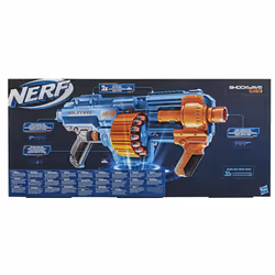 Nerf Elite 2.0 Shockwave RD-15, blaster con tamburo rotante da 15 dardi, lancio a raffica con azione a pompa, capacità di personalizzazione integrate - Vista aggiuntiva 4