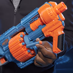 Nerf Elite 2.0 Shockwave RD-15, blaster con tamburo rotante da 15 dardi, lancio a raffica con azione a pompa, capacità di personalizzazione integrate - Vista aggiuntiva 7