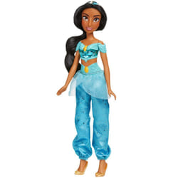 Disney Princess Royal Shimmer - bambola di Jasmine, fashion doll con gonna e accessori, giocattolo per bambini dai 3 anni in su
