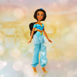 Disney Princess Royal Shimmer - bambola di Jasmine, fashion doll con gonna e accessori, giocattolo per bambini dai 3 anni in su