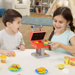 Play-Doh Kitchen Creations Barbecue Playset, per bambini dai 3 anni in su, con 6 colori atossici - Vista aggiuntiva 5