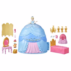 Hasbro Disney Princess Secret Styles Cinderella Story Skirt - Cenerentola, playset con bambola, abiti e tanto altro, giocatto ...