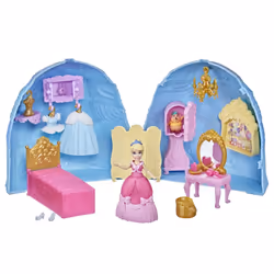 Hasbro Disney Princess Secret Styles Cinderella Story Skirt - Cenerentola, playset con bambola, abiti e tanto altro, giocattolo per bambine dai 4 anni in su