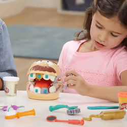 Play-Doh Dottor Trapanino, playset con 8 barattoli di pasta da modellare atossica, per bambini dai 3 anni in su - Vista aggiuntiva 7