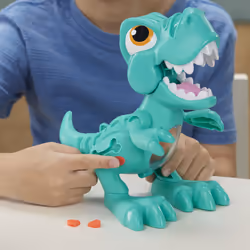 Play-Doh Dino Crew - Il T-Rex Mangione, dinosauro giocattolo con suoni da dinosauro e 3 uova , per bambini dai 3 anni in su - Vista aggiuntiva 8