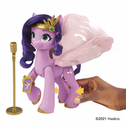 My Little Pony Una Nuova Generazione - Roby Superstar, pony rosa da 15 cm che riproduce musica, per bambini dai 5 anni in su - Vista aggiuntiva 4