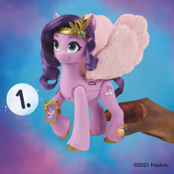 My Little Pony Una Nuova Generazione - Roby Superstar, pony rosa da 15 cm che riproduce musica, per bambini dai 5 anni in su - Vista aggiuntiva 6