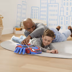 Marvel Spidey e i Suoi Fantastici Amici - Ultimate Web-Crawler, include veicolo spara colpi e un personaggio da 10 cm, per bambini dai 3 anni in su - Vista aggiuntiva 5