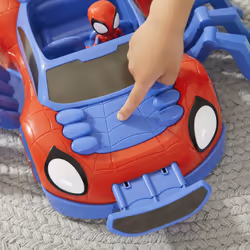 Marvel Spidey e i Suoi Fantastici Amici - Ultimate Web-Crawler, include veicolo spara colpi e un personaggio da 10 cm, per bambini dai 3 anni in su - Vista aggiuntiva 7
