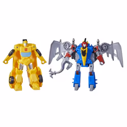 Transformers Bumblebee Cyberverse Adventures Dinobots Unite Dino Combiners Bumbleswoop, 6 anno/i, Transformers, Multicolore