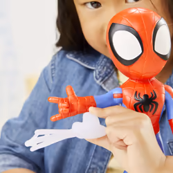 Marvel Spidey e I Suoi Fantastici Amici, mega Spidey, action figure da 22,5 cm, giocattolo per età prescolare, dai 3 anni in su - Vista aggiuntiva 4
